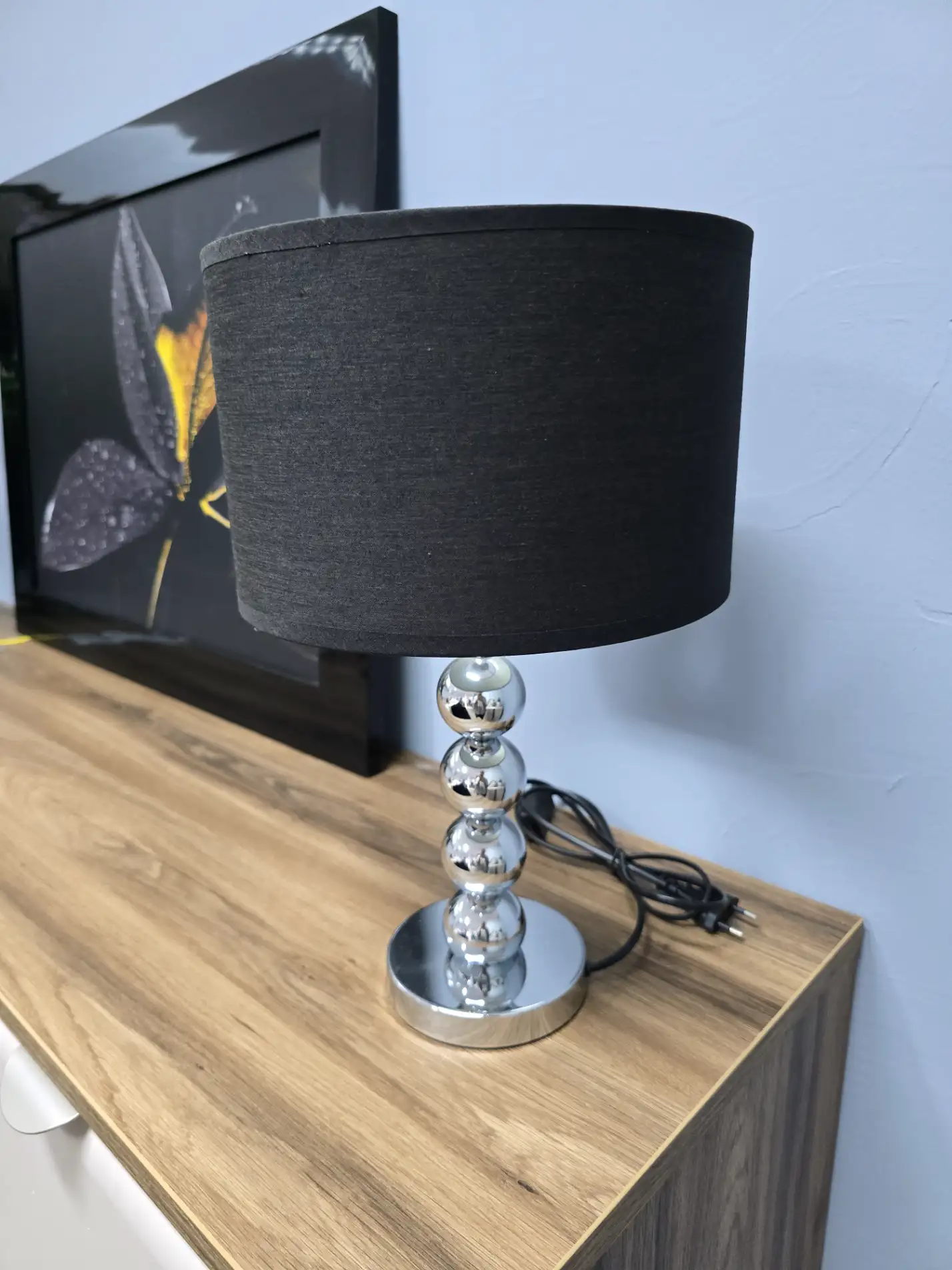 Lampka NOCNA Kulki STOŁOWA METALOWA