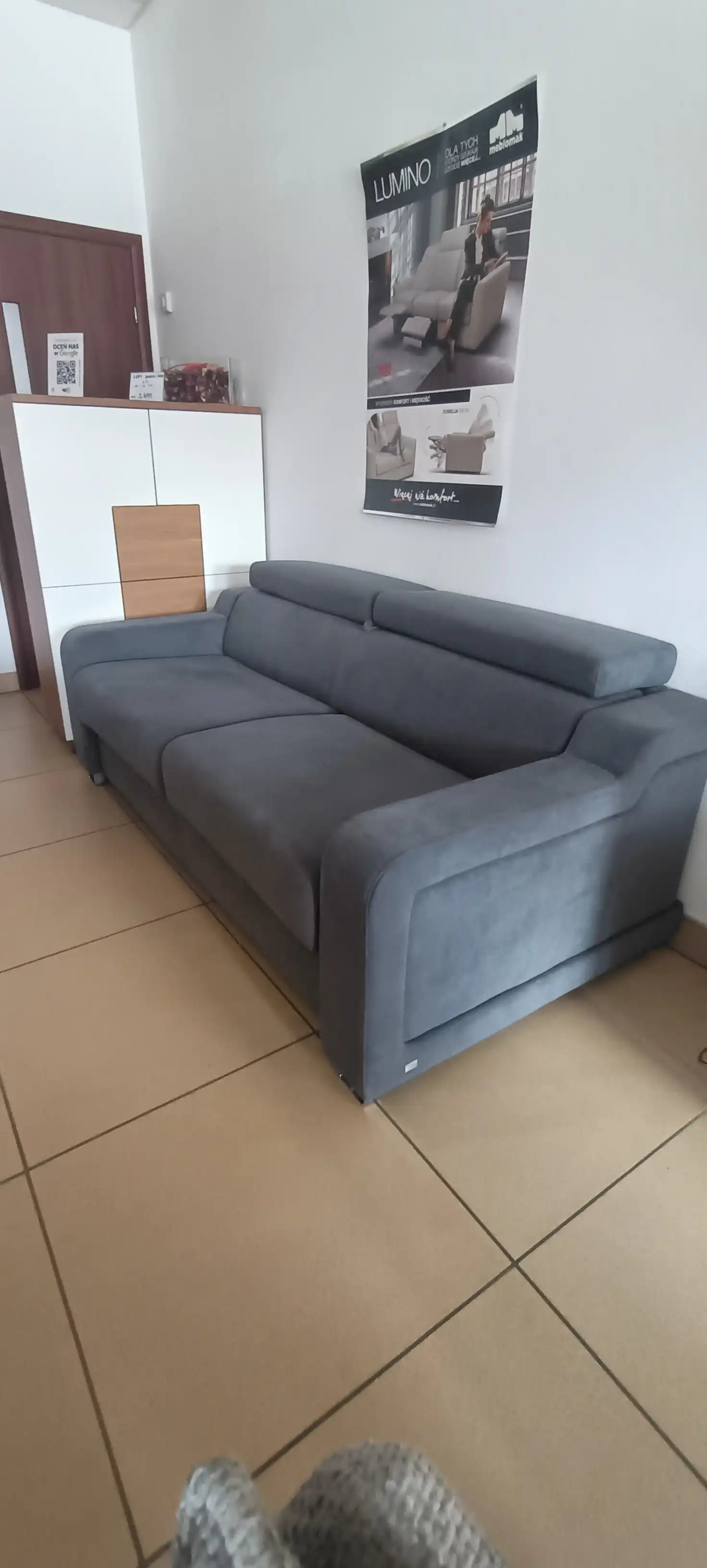 Meblomak Sofa ANDRIA 2,5R z funkcją spania stelaż włoski 198 x 98 cm