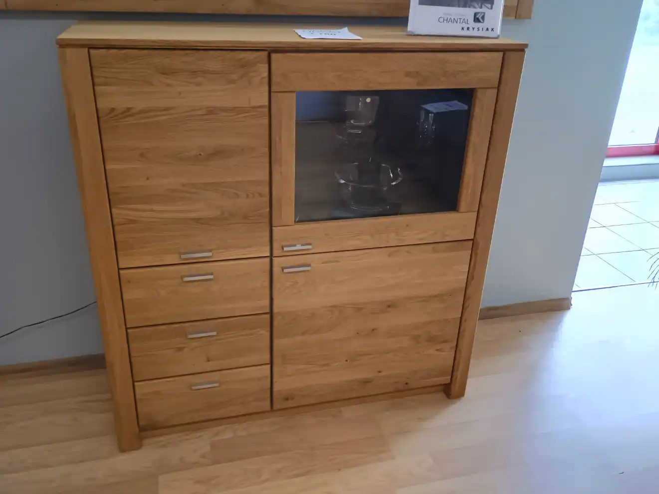 Komoda Krysiak CHANTAL 056.03 + oświetlenie CHE.OSWI