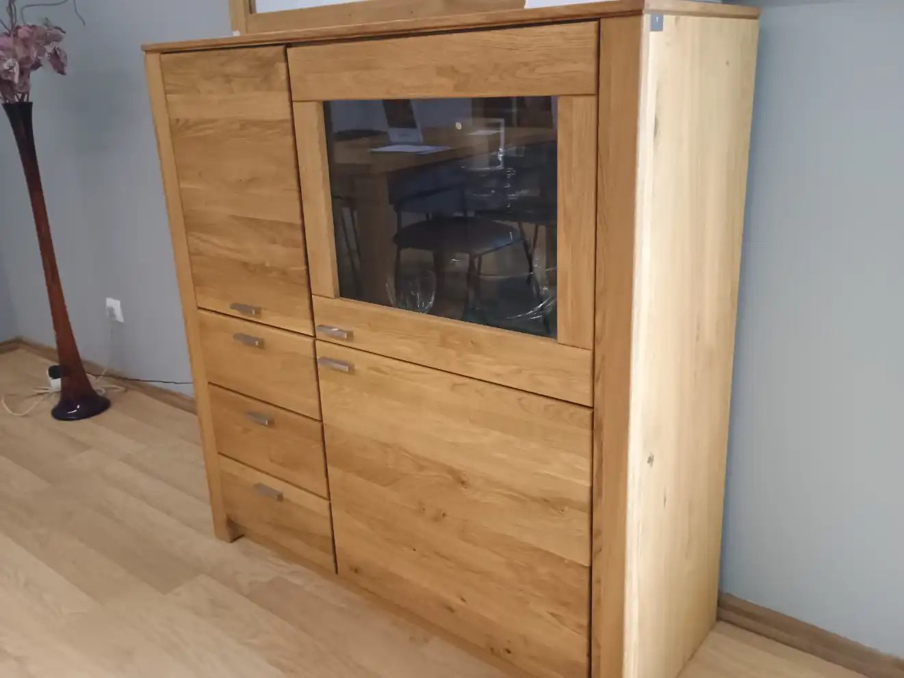 Komoda Krysiak CHANTAL 056.03 + oświetlenie CHE.OSWI