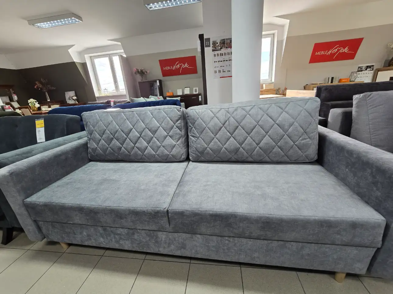 Kanapa LENOLA sofa 3 - osobowa z funkcją spania DL i pojemnikiem na pościel