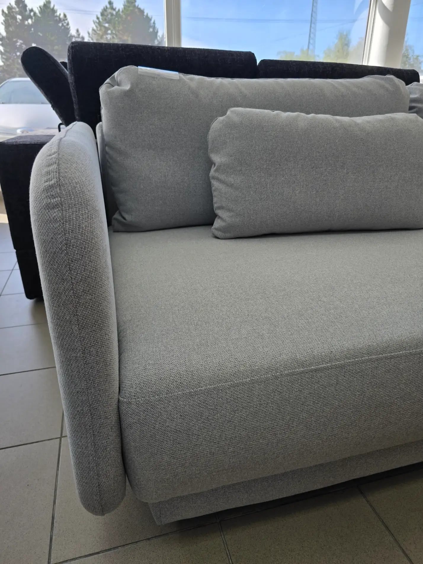 Puszman Sofa EBONY z funkcją spania i pojemnikiem