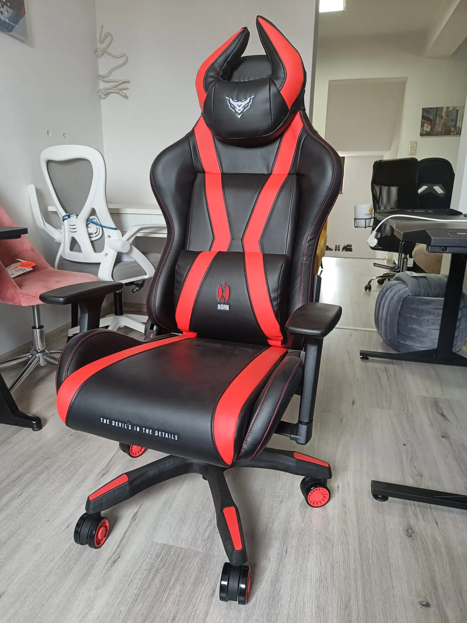 Fotel gamingowy DIABLO CHAIRS X-Horn Normal + Mata pod krzesło podłogowa ochronna GRATIS