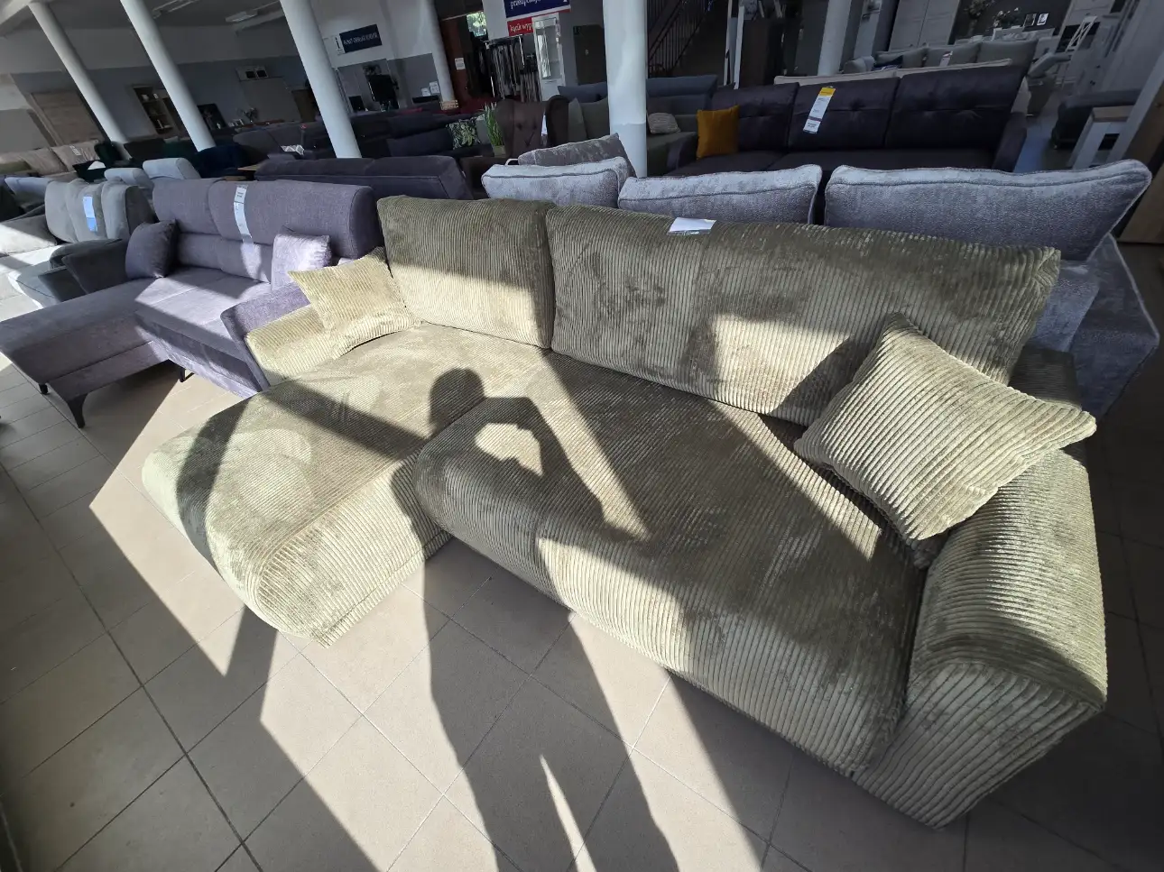 Black Red White Narożnik MEMA 233 x 145 cm z funkcją spania uniwersalny Black Red White Narożnik MEMA 233 x 145 cm z funkcją spania uniwersalny