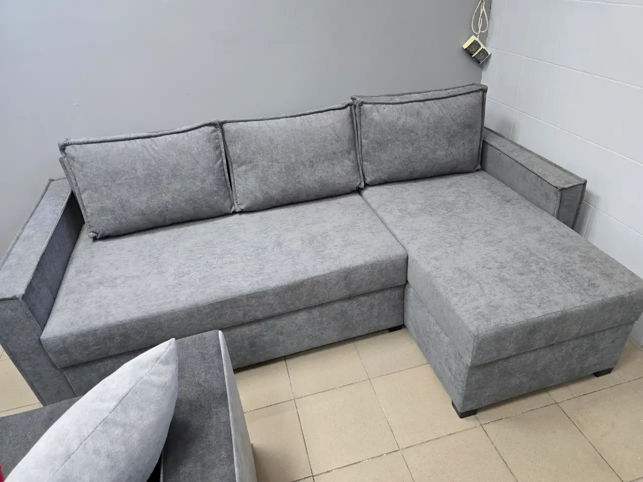 Narożnik BABILON z funkcją spania i pojemnikiem lamówka 220 x 140 cm
