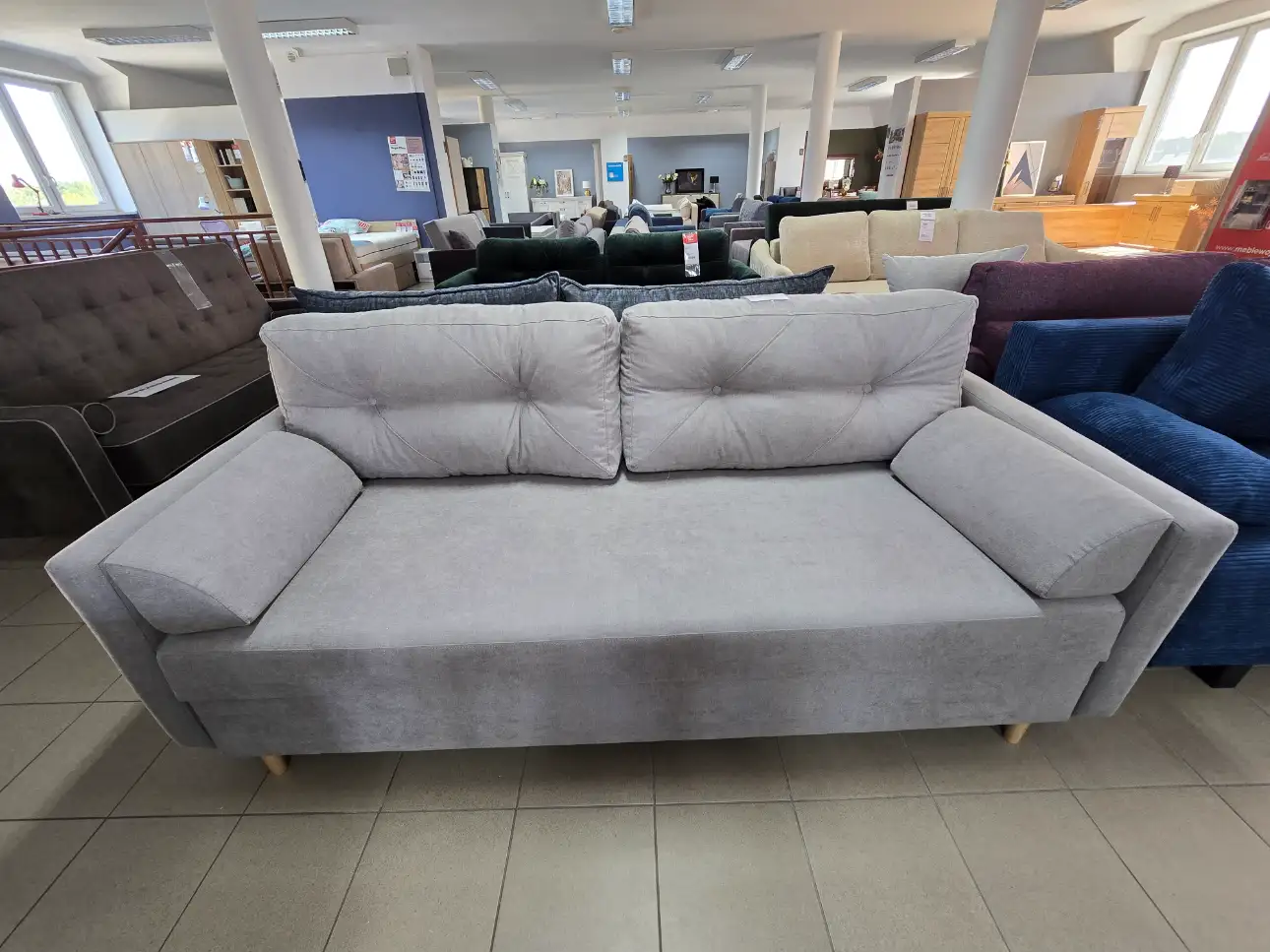 Kanapa ASTORIA 3 - osobowa sofa z funkcją spania i pojemnikiem na pościel