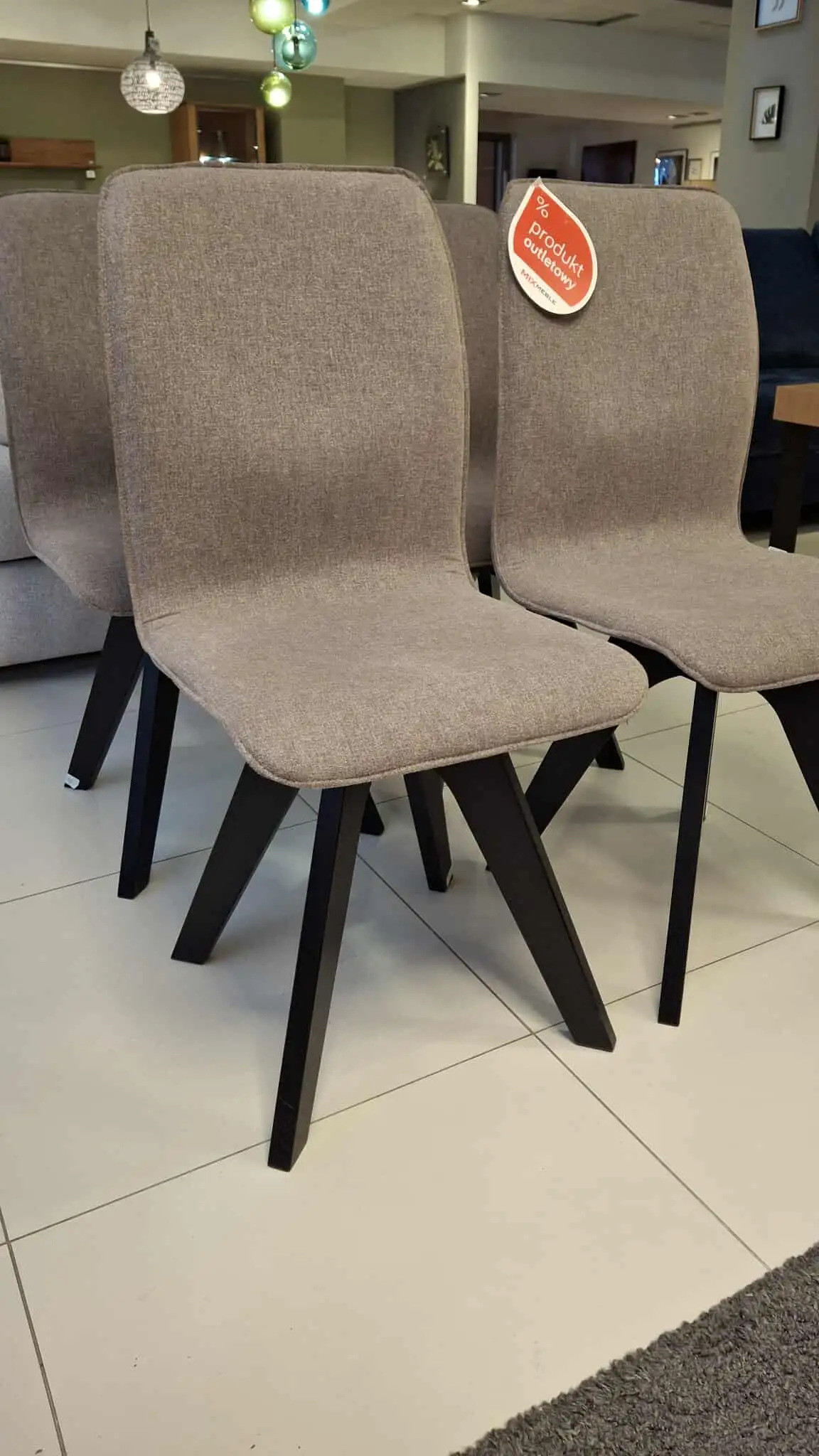 Zestaw krzeseł VELVET 4szt. 