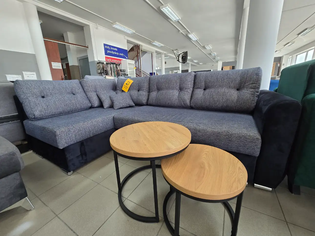 Black Red White Narożnik LEON Uniwersalny 250 x 153 cm