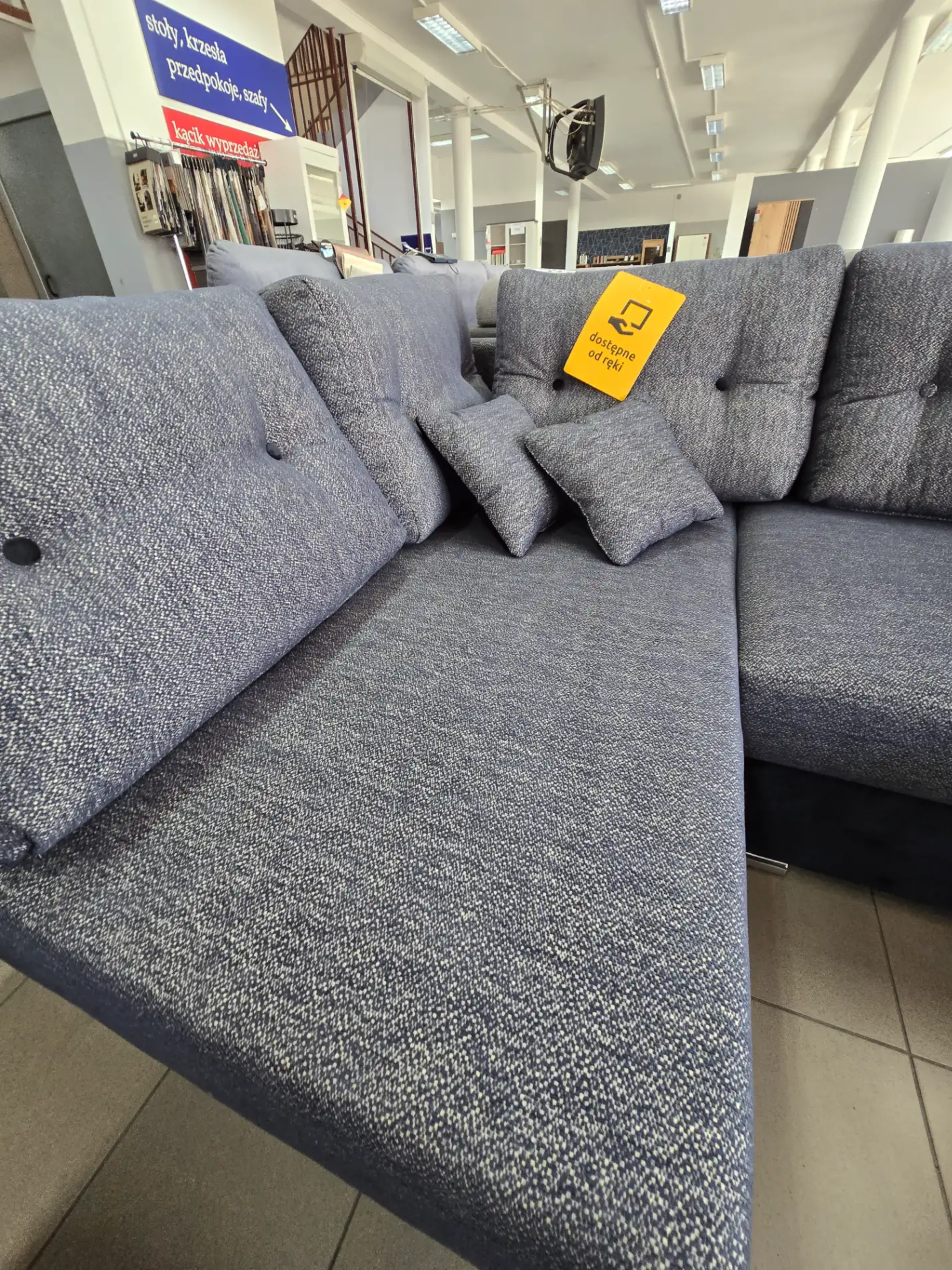 Black Red White Narożnik LEON Uniwersalny 250 x 153 cm